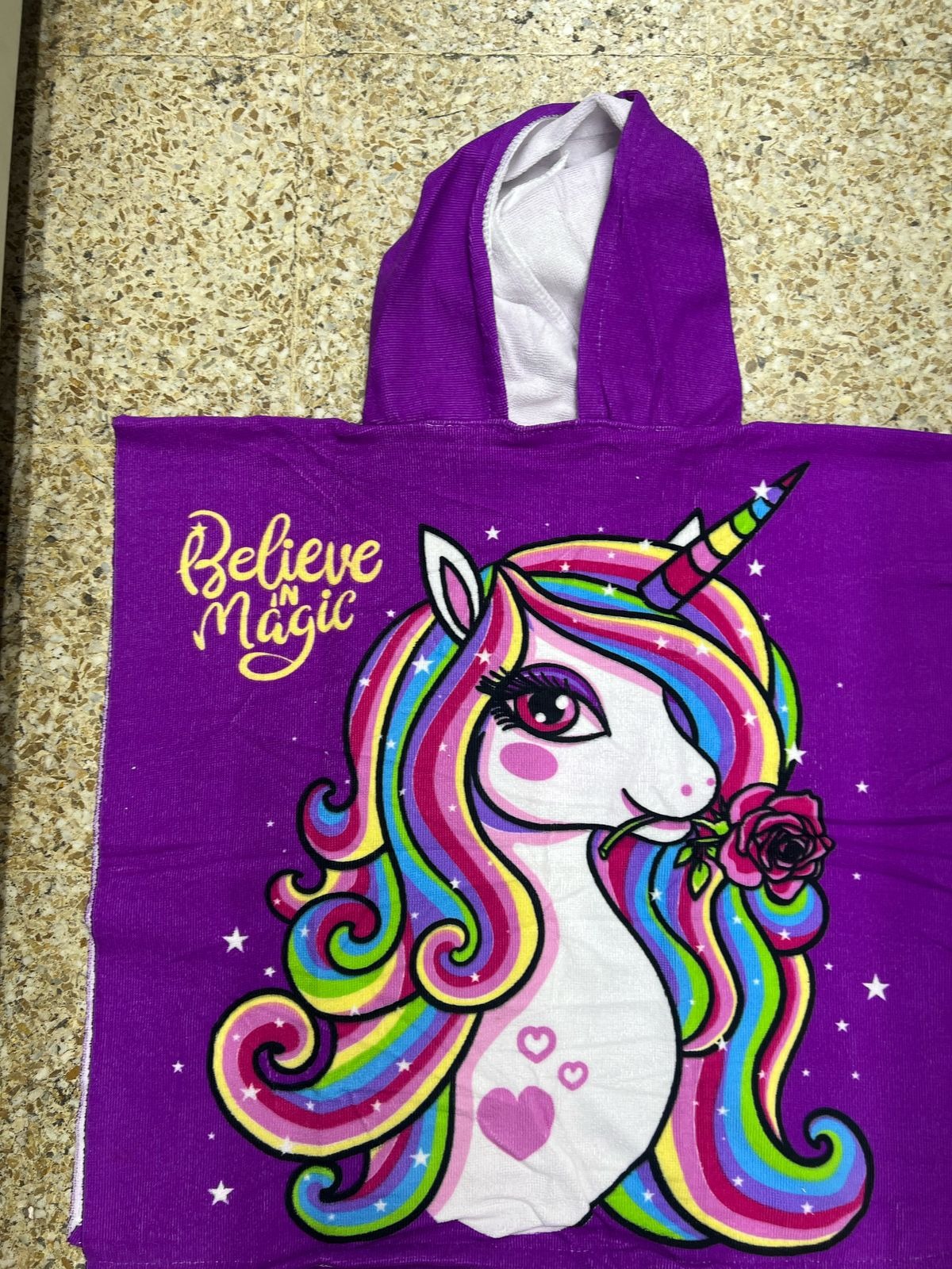 Toalla De Baño Con Capucha Microfibra